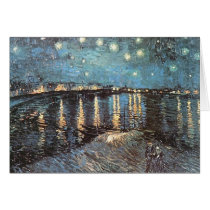 Vincent Van Gogh - Starlight Over the Rhone cards