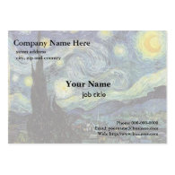 Vincent van Gogh, Starry Night Business Card