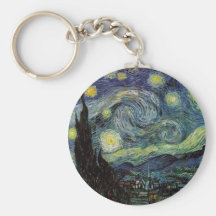 Vincent van Gogh - Starry Night Key Chain