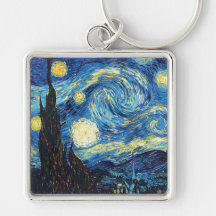 Vincent Van Gogh - Starry Night Key Chain