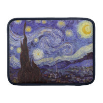 Vincent Van Gogh Starry Night MacBook Air Sleeve at Zazzle