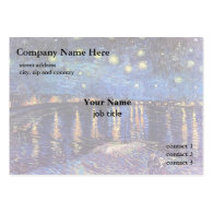 Vincent van Gogh, Starry Night over the Rhone Business Cards