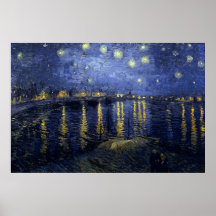 Vincent van Gogh - Starry Night Over the Rhone Posters