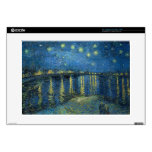Vincent Van Gogh Starry Night Over the Rhone Laptop Skin