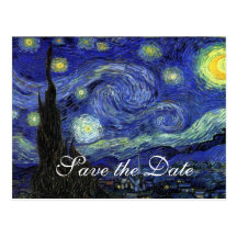 Vincent van Gogh, Starry Night Post Card