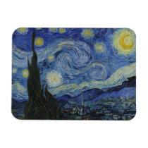 Vincent van Gogh Starry Night Rectangle Magnets