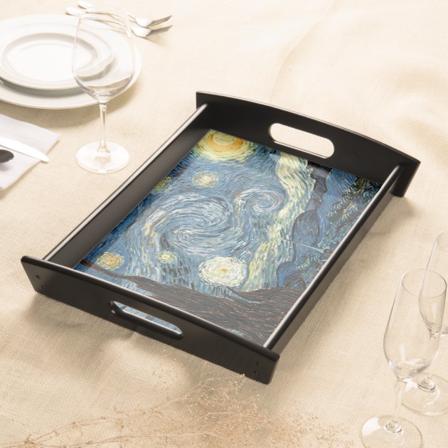 Vincent van Gogh Starry Night Serving Platter-0