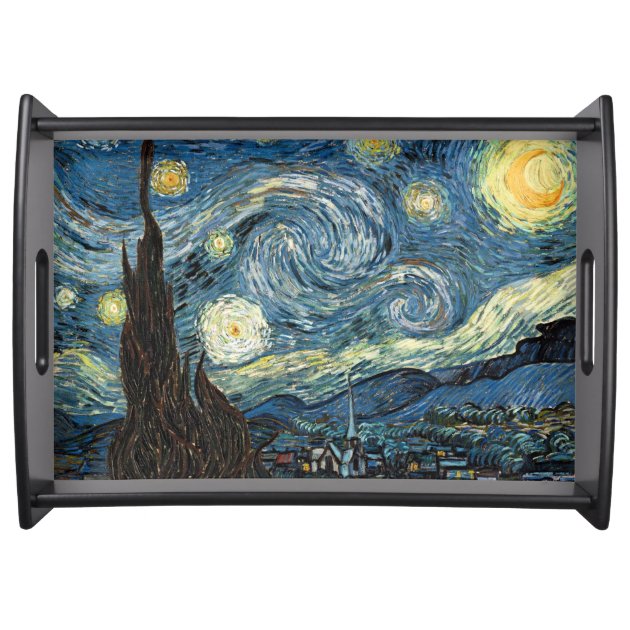 Vincent van Gogh Starry Night Serving Platter