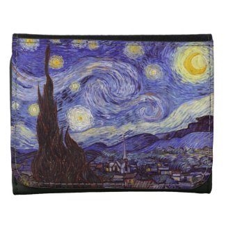 Vincent Van Gogh Starry Night Wallets