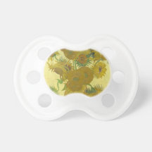 Vincent van Gogh Sunflowers 1888 Flowers Painting Pacifiers