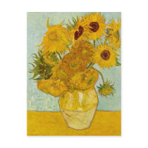 Vincent Van Gogh Sunflowers Postcard