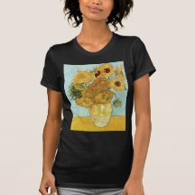 Vincent Van Gogh Sunflowers Tee Shirts