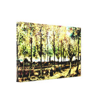 Vincent Van Gogh - The poplars in Nuenen 3 canvas prints