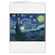 Vincent Van Gogh - The Starry Night (1889) Greeting Cards