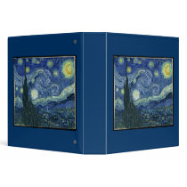 Vincent Van Gogh The Starry Night Binder