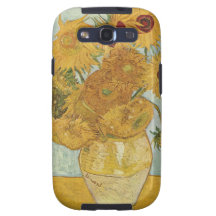 Vincent Van Gogh Vase With 12 Sunflowers Galaxy SIII Case