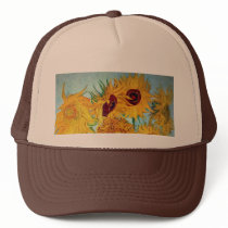 Vincent van Gogh - Vase with 12 Sunflowers Hat