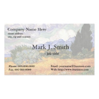 Vincent van Gogh, Wheat Field with Cypress Business Card
