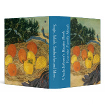 Vincent van Gogh's Basket of Fruit and Gloves 1889 binders