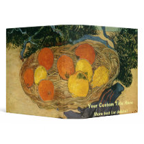 Vincent van Gogh's Basket of Fruit and Gloves 1889 binders