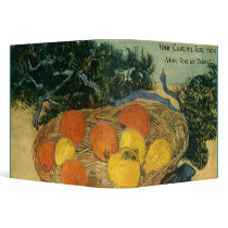 Vincent van Gogh's Basket of Fruit and Gloves 1889 binders