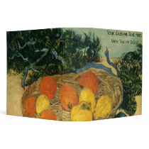 Vincent van Gogh's Basket of Fruit and Gloves 1889 binders