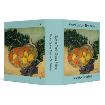 Vincent van Gogh's Basket of Fruit and Gloves 1889 binders