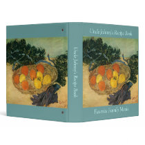 Vincent van Gogh's Basket of Fruit and Gloves 1889 binders