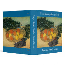 Vincent van Gogh's Basket of Fruit and Gloves 1889 binders