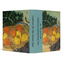 Vincent van Gogh's Basket of Fruit and Gloves 1889 binders