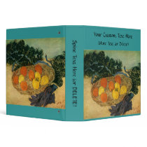 Vincent van Gogh's Basket of Fruit and Gloves 1889 binders