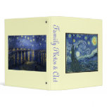 Vincent Van Gogh's Family Photo & Art Blinder binders
