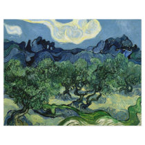Vincent van Gogh's Olive Trees (1889) flyers by MasterpieceGallery Vincent van Gogh's Olive Trees (1889) flyers
