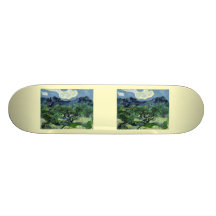 Vincent van Gogh's Olive Trees (1889) Skate Decks