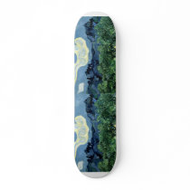 Vincent van Gogh's Olive Trees (1889) skateboards by MasterpieceGallery Vincent van Gogh's Olive Trees (1889) skateboards