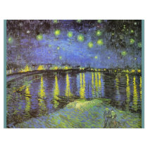Vincent van Gogh's Starry Night Over the Rhone Custom Flyer