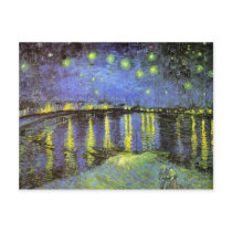 Vincent van Gogh's Starry Night Over the Rhone Postcards
