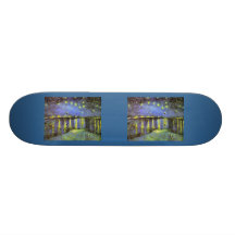 Vincent van Gogh's Starry Night Over the Rhone Custom Skateboard