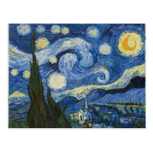 Vincent Van Gogh's Starry Night Postcards