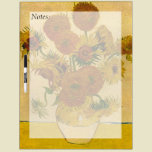 Vincent van Gogh's Sunflowers, 1878 dry erase boards