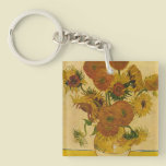 Vincent van Gogh's Sunflowers, 1878 key chains