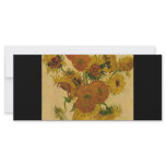 Vincent van Gogh's Sunflowers, 1878 Rack Card Template