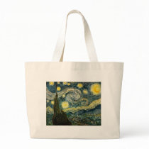 Vincent van Gogh's The Starry Night (1889) Tote Bags