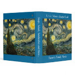 Vincent van Gogh's The Starry Night (1889) binders