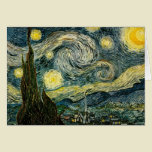 Vincent van Gogh's The Starry Night (1889) cards