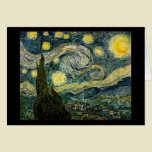 Vincent van Gogh's The Starry Night (1889) cards