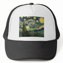 Vincent van Gogh's The Starry Night (1889) Trucker Hat