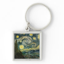 Vincent van Gogh's The Starry Night (1889) Key Chains