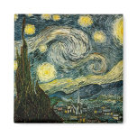 Vincent van Gogh's The Starry Night (1889) Refrigerator Magnets