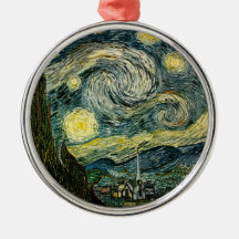 Vincent van Gogh's The Starry Night (1889) Ornaments